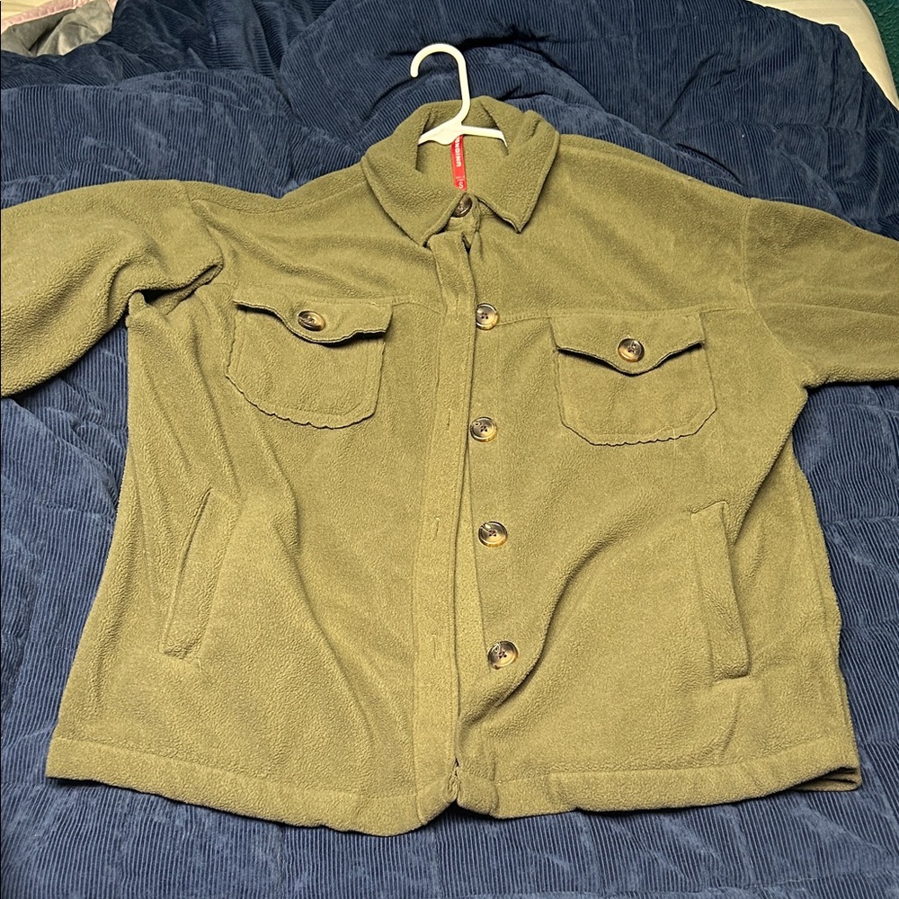 UNIONBAY Olive Green Shirt Jacket
